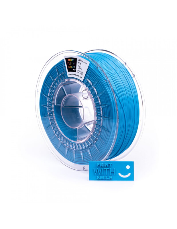Print with Smile - PLA - 1.75 mm - Turquoise Blue - 500 g