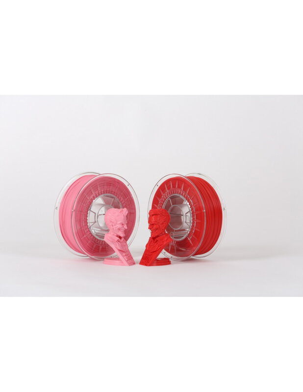 Print with Smile - PLA duo Pack - 1.75 mm - Pink/ Red - 2 x 500 g