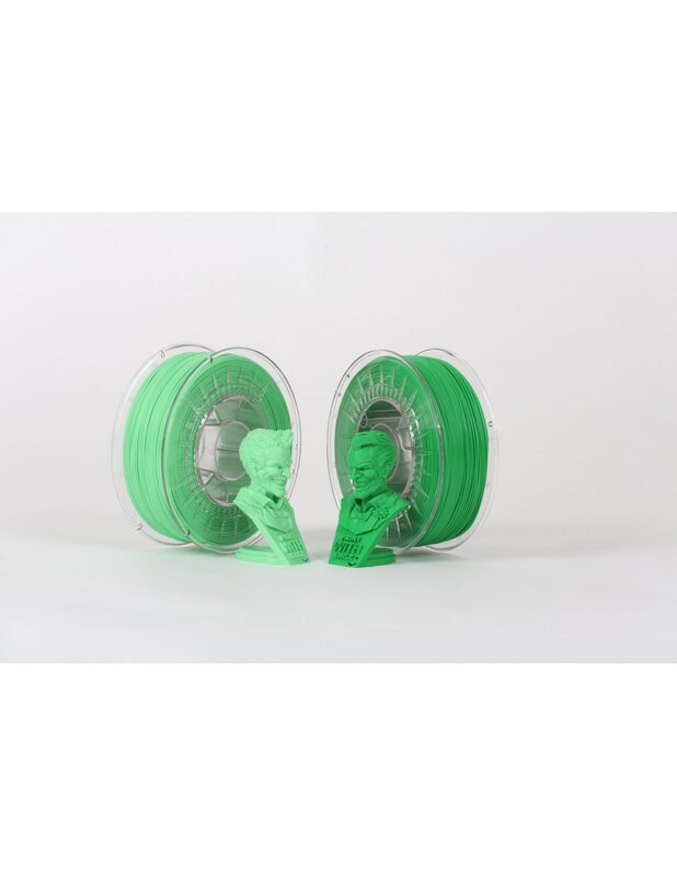 Print with Smile - PLA duo Pack - 1.75 mm - Green / Green - 2 x 500 g