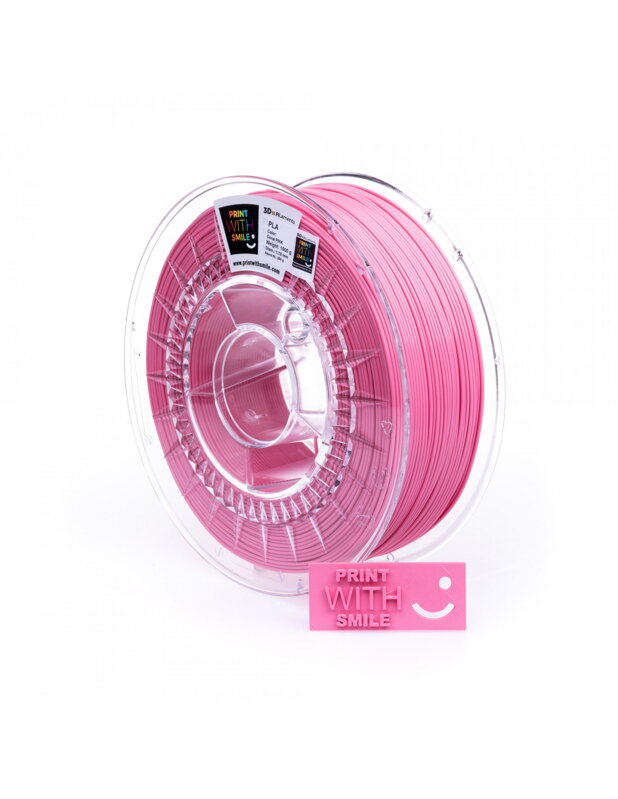 Print with Smile - PLA - 1.75 mm - Coral Pink - 500 g Print with Smile - PLA - 1.75 mm - Coral Pink - 500 g
