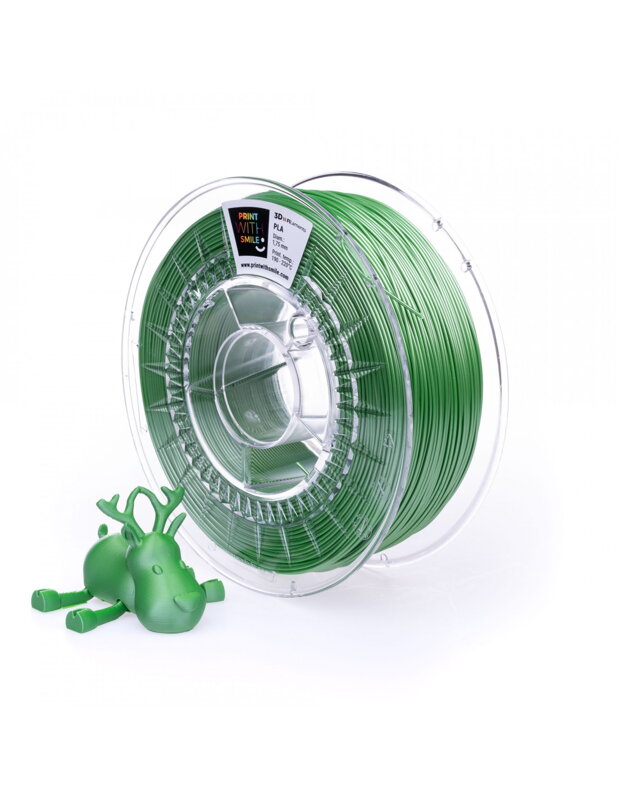 Print with Smile - Satin PLA - 1.75 mm - Spring Green - 1000 g