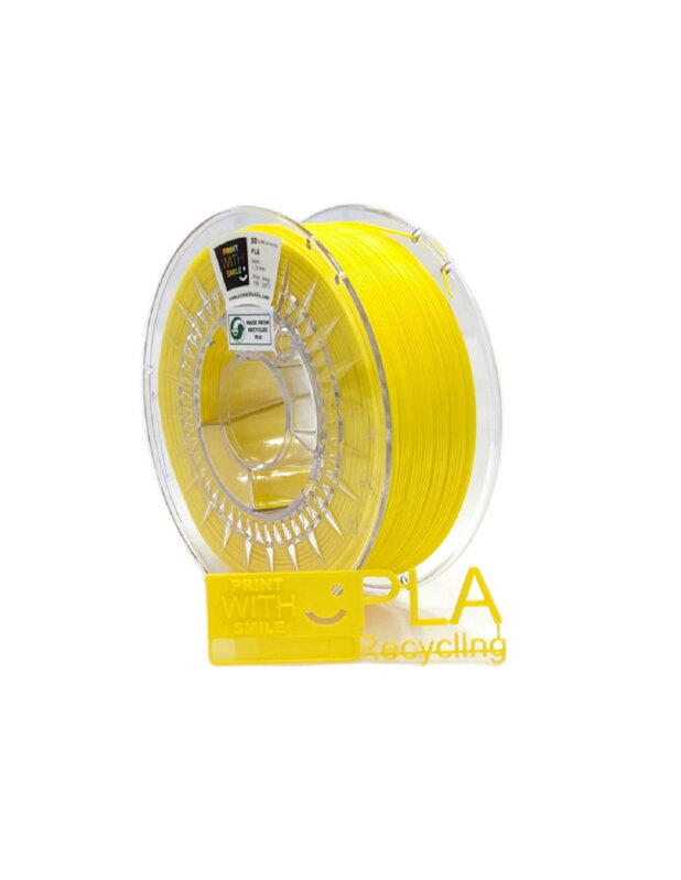 Print with Smile - REC-PLA - 1.75 mm - Just Yellow - 1000 g