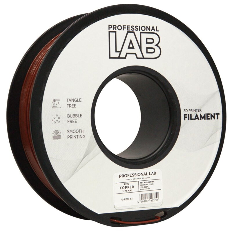 Filament Professional LAB PETG MĚDĚNÁ 1,75 mm 1 kg