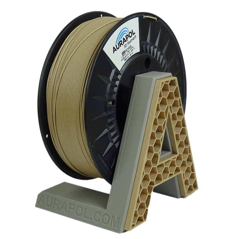 Filament AURAPOL PLA WOOD BOROVICE 1,75 mm 850 g