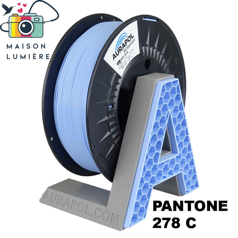 Filament AURAPOL PLA BABY BLUE 1,75 mm 1 kg.