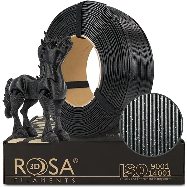 ReFill ROSA3D PLA GALAXY ČERNÁ 1,75 mm 1 kg