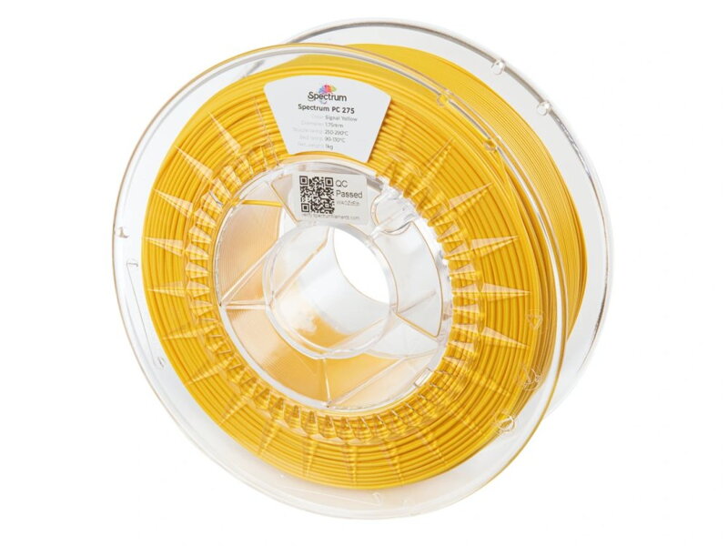 Filament SPECTRUM PC 275 SIGNÁLNÍ ŽLUTÁ 1,75 mm 1 kg