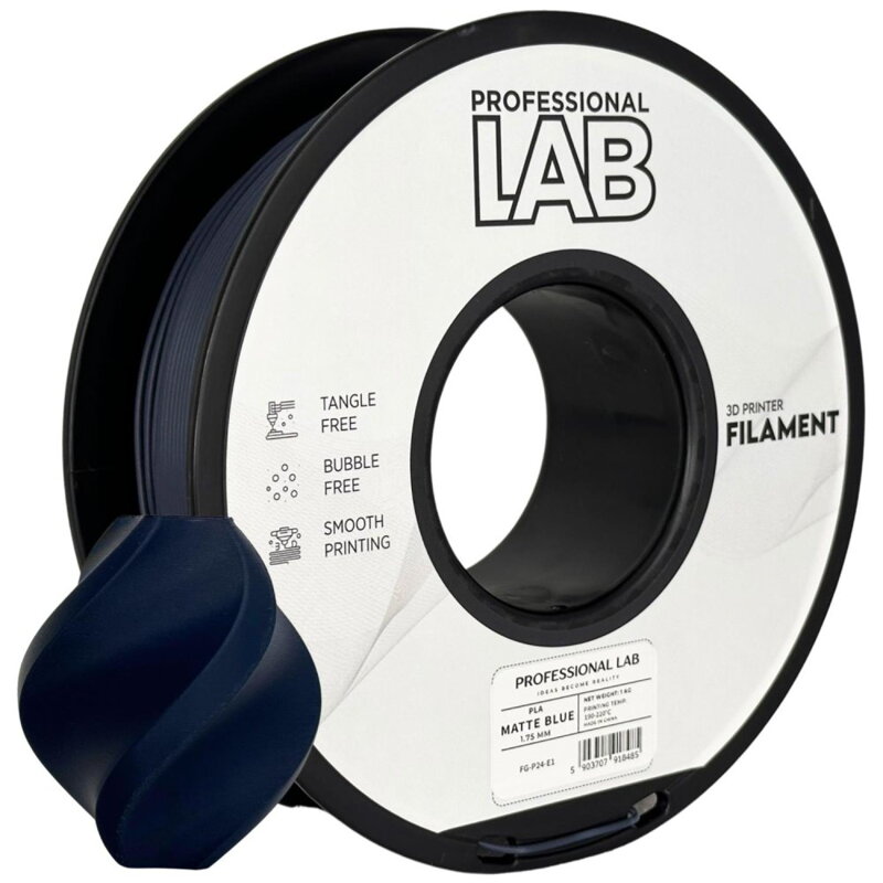 Filament Professional LAB PLA MATTE MODRÁ 1,75 mm 1 kg