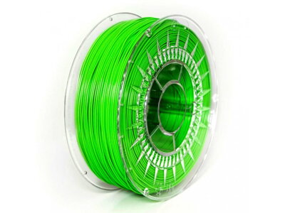 TPU print string 1.75 mm bright green devil design 1 kg