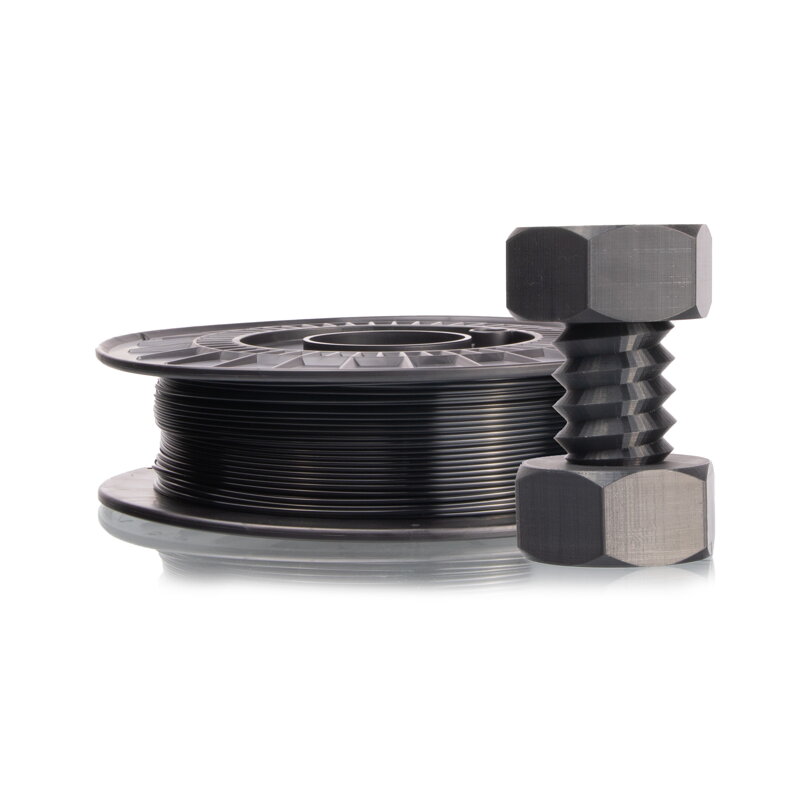 Filament-PM Pet-G string black transparent filament PM 1.75 mm 0.5 kg Filament-PM Pet-G string black transparent filament PM 1.75 mm 0.5 kg