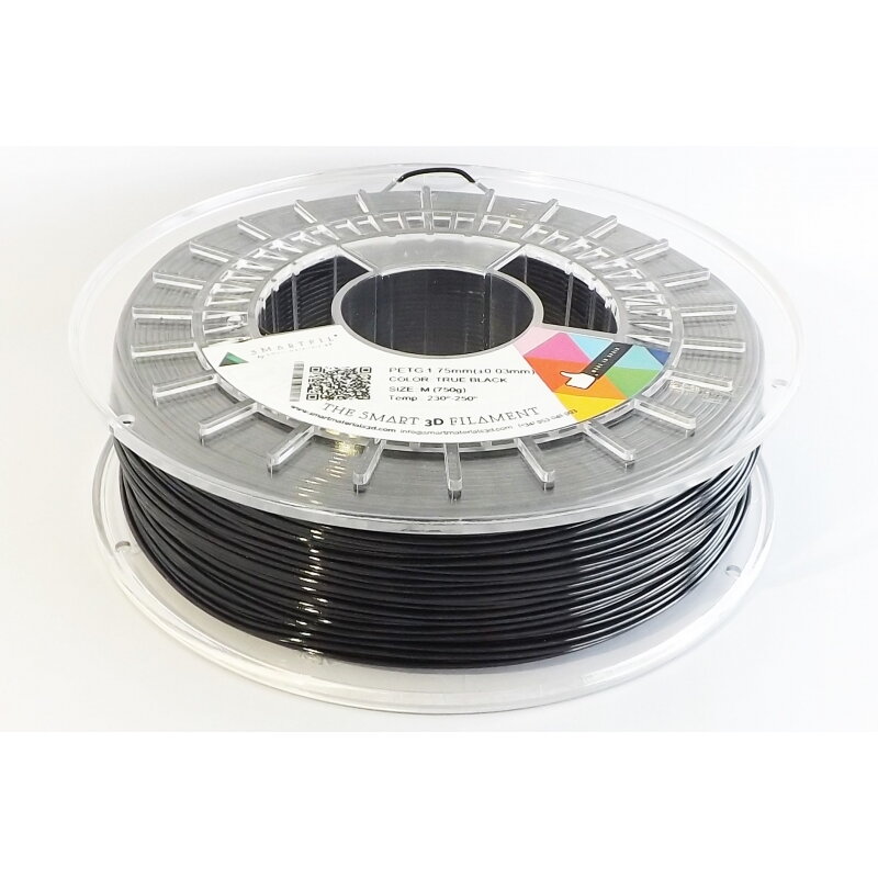Pet g filament black 1.75 mm smartfil 750 g Pet g filament black 1.75 mm smartfil 750 g