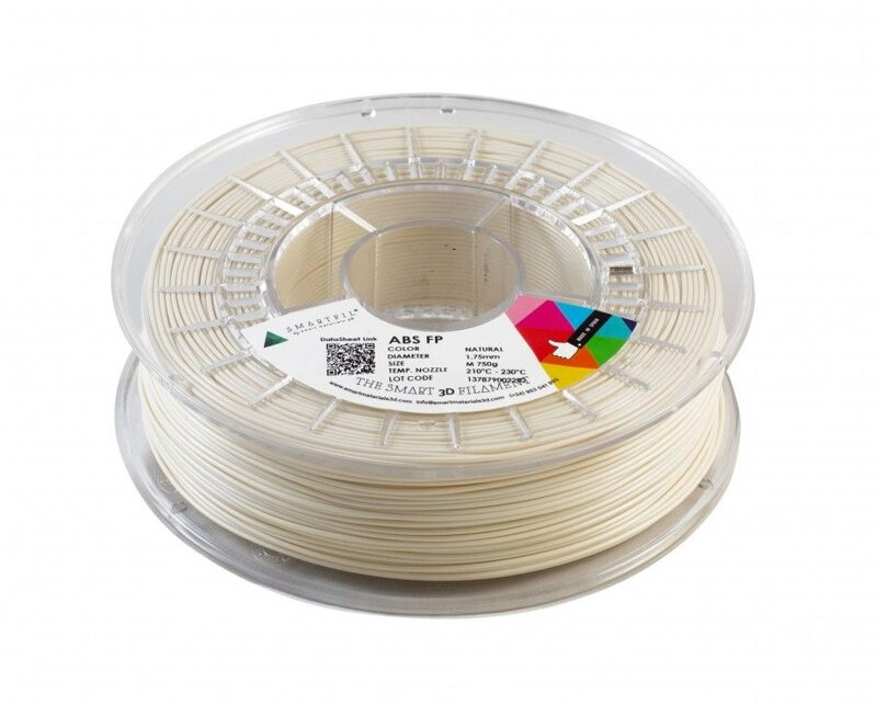 ABS F.P. Filament Natural 1.75 mm Smartfil 750 g ABS F.P. Filament Natural 1.75 mm Smartfil 750 g