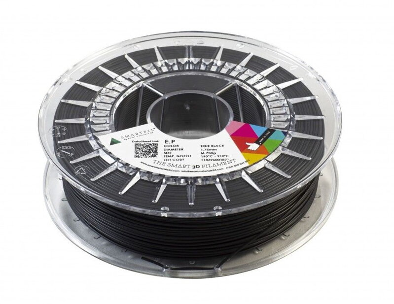 E.P. Filament black 1.75 mm smartfil 750 g E.P. Filament black 1.75 mm smartfil 750 g