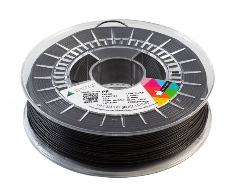 PP FILAMENT Black 2.85 mm Smartfil 700 g PP FILAMENT Black 2.85 mm Smartfil 700 g