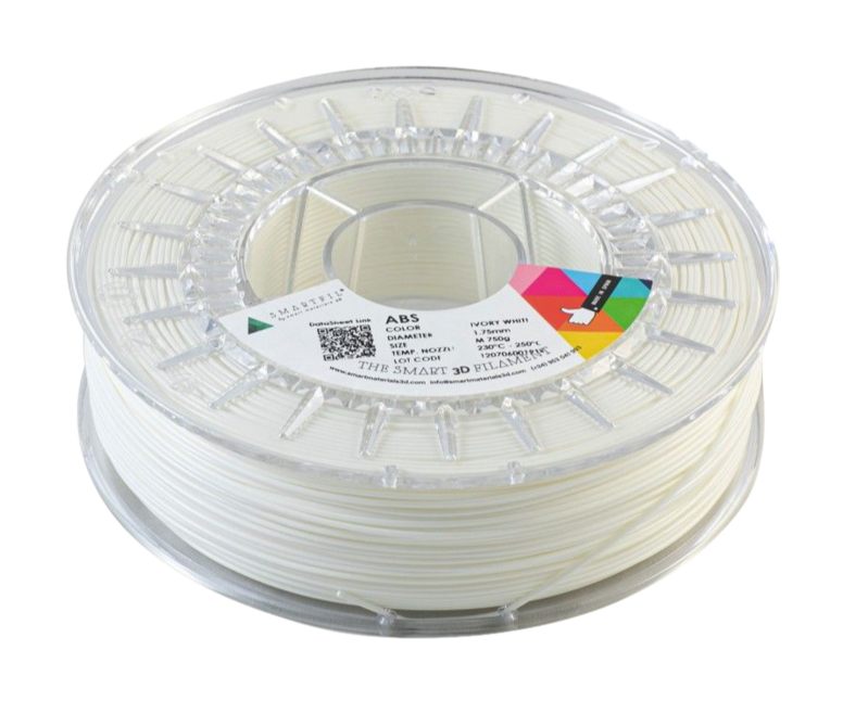 ABS FILAMENT White Ivory 1.75 mm Smartfil 1kg ABS FILAMENT White Ivory 1.75 mm Smartfil 1kg
