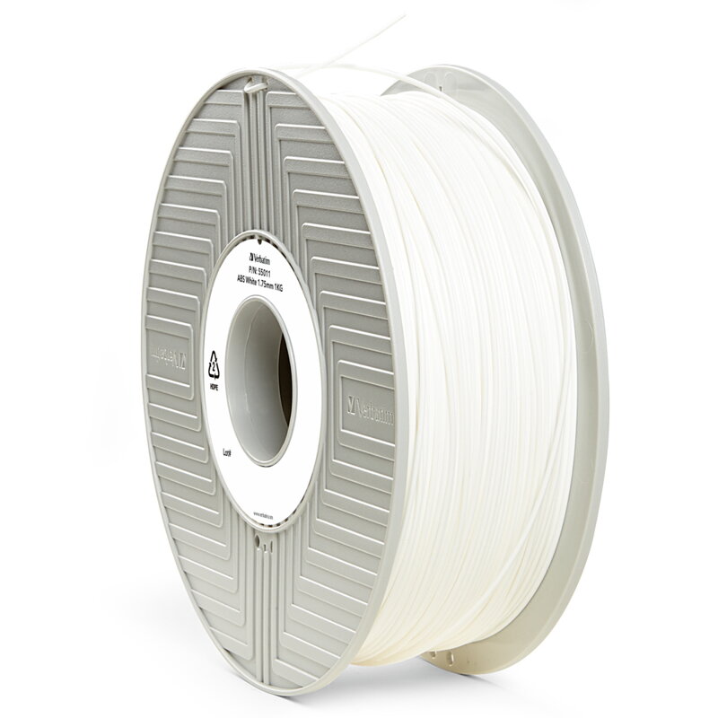 ABS FILAMENT 1.75 mm white verbatim 1 kg ABS FILAMENT 1.75 mm white verbatim 1 kg