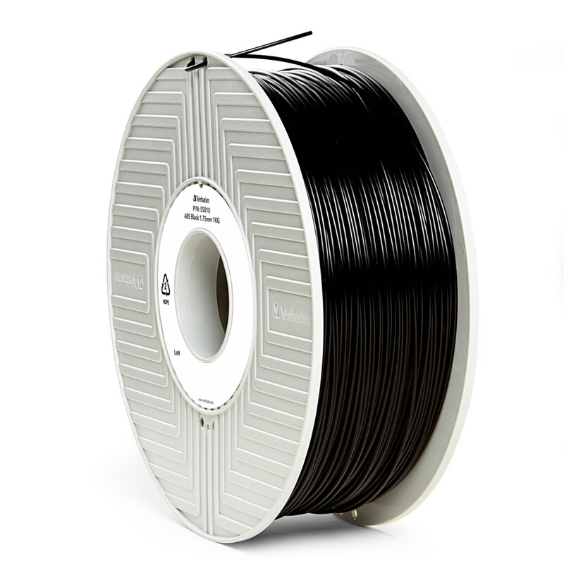 ABS FILAMENT 1.75 mm black verbatim 1 kg ABS FILAMENT 1.75 mm black verbatim 1 kg