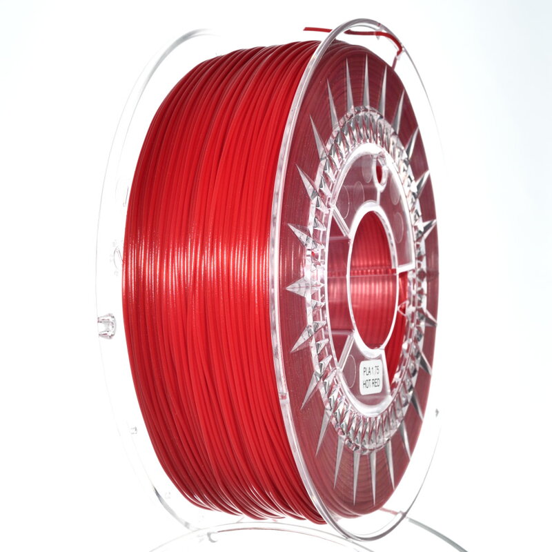 PLA filament 1.75 mm red hot Devil Design 1 kg PLA filament 1.75 mm red hot Devil Design 1 kg