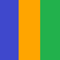 Blue-Orange-Green